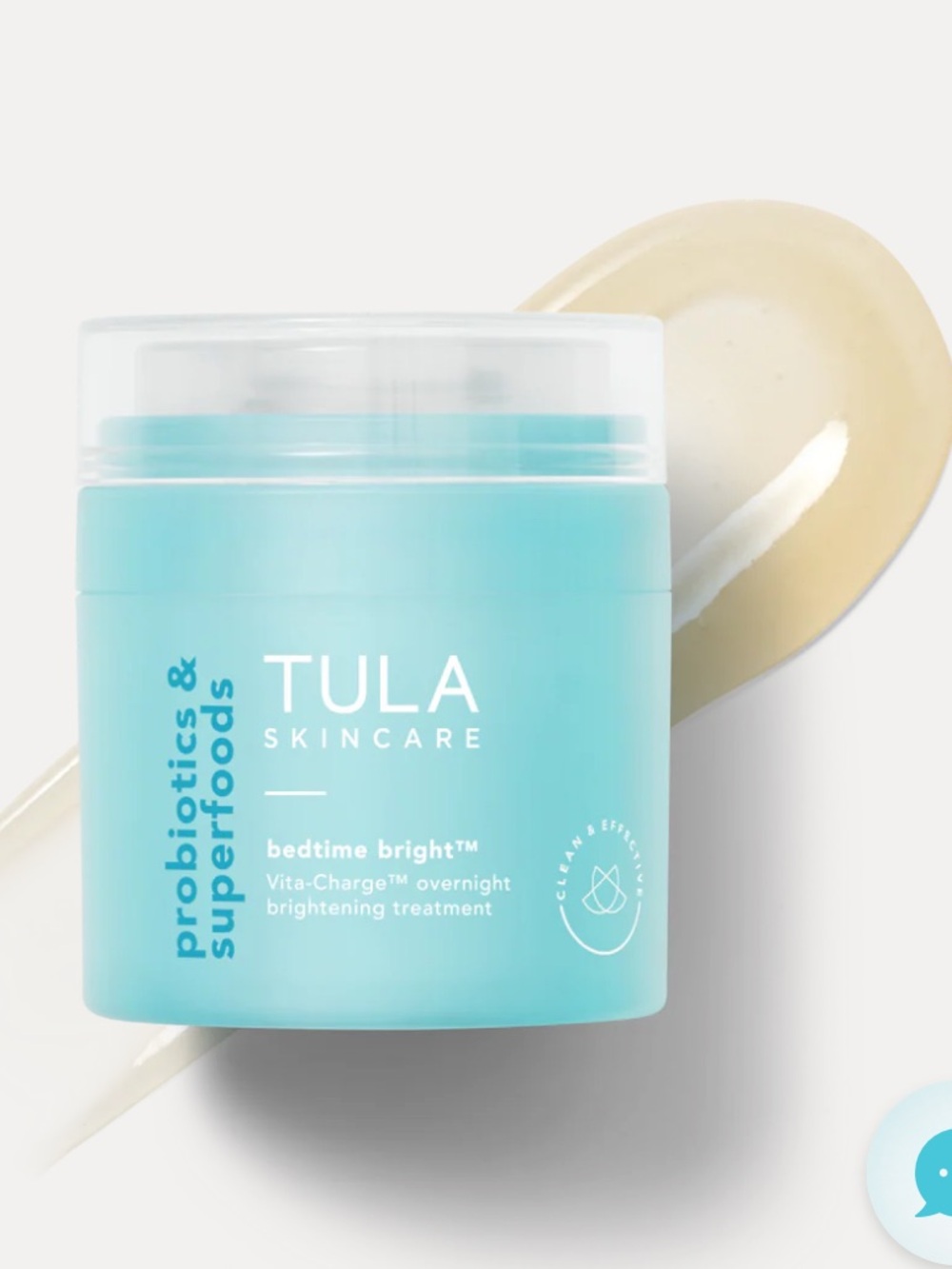 Tula Skincare Bedtime Bright Vita Charge Overnight Brightening Treatment